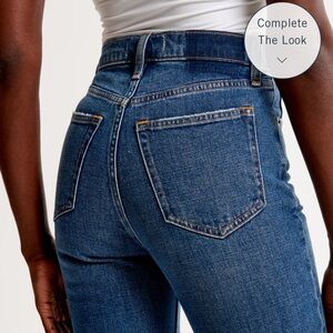 Abercrombie NWT size 33 short ultra high rise ankle straight jeans